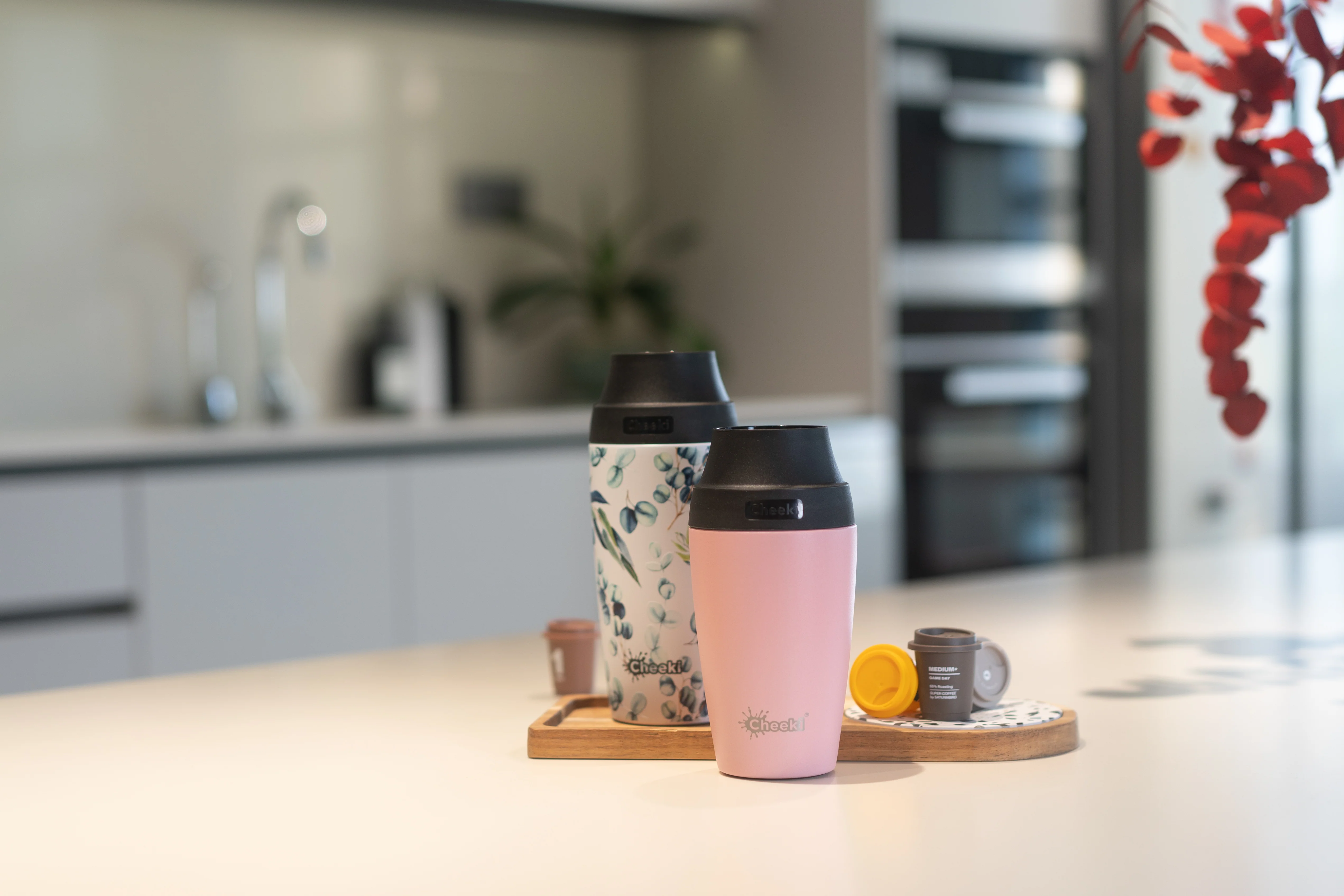 350ml Insulated Coffee Mug - Pink - Image 4