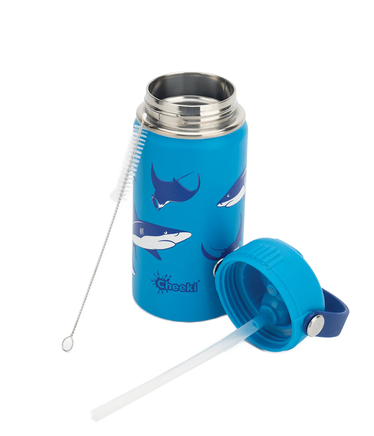 400ml Insulated Little Adventurer Bottle - Sharks - Image 3