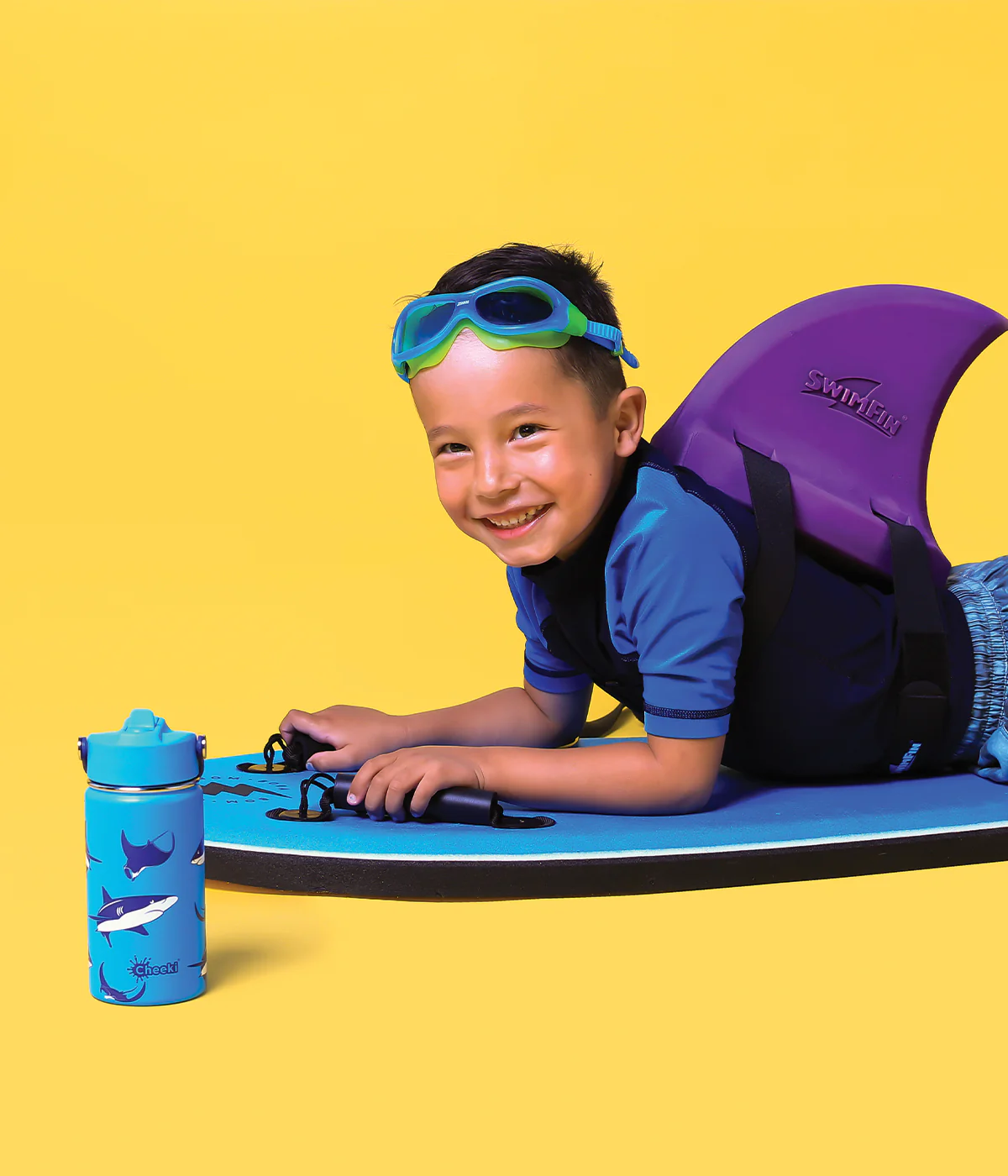 400ml Insulated Little Adventurer Bottle - Sharks - Image 6