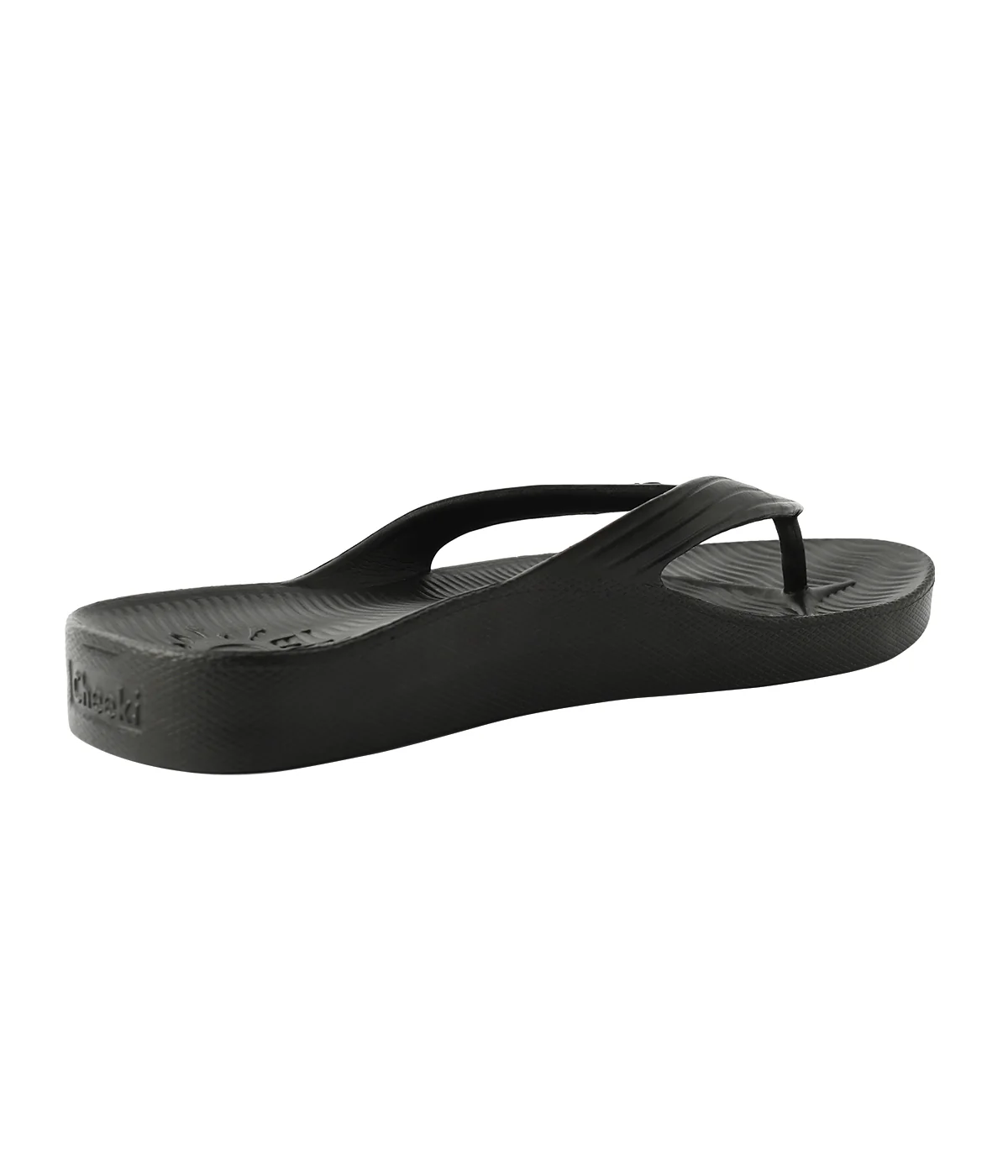 Arch Support Thongs - Black - Image 4