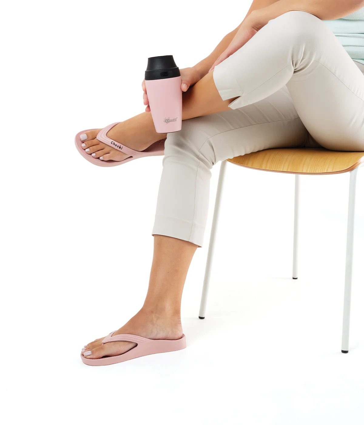 Arch Support Thongs - Pink - Image 6