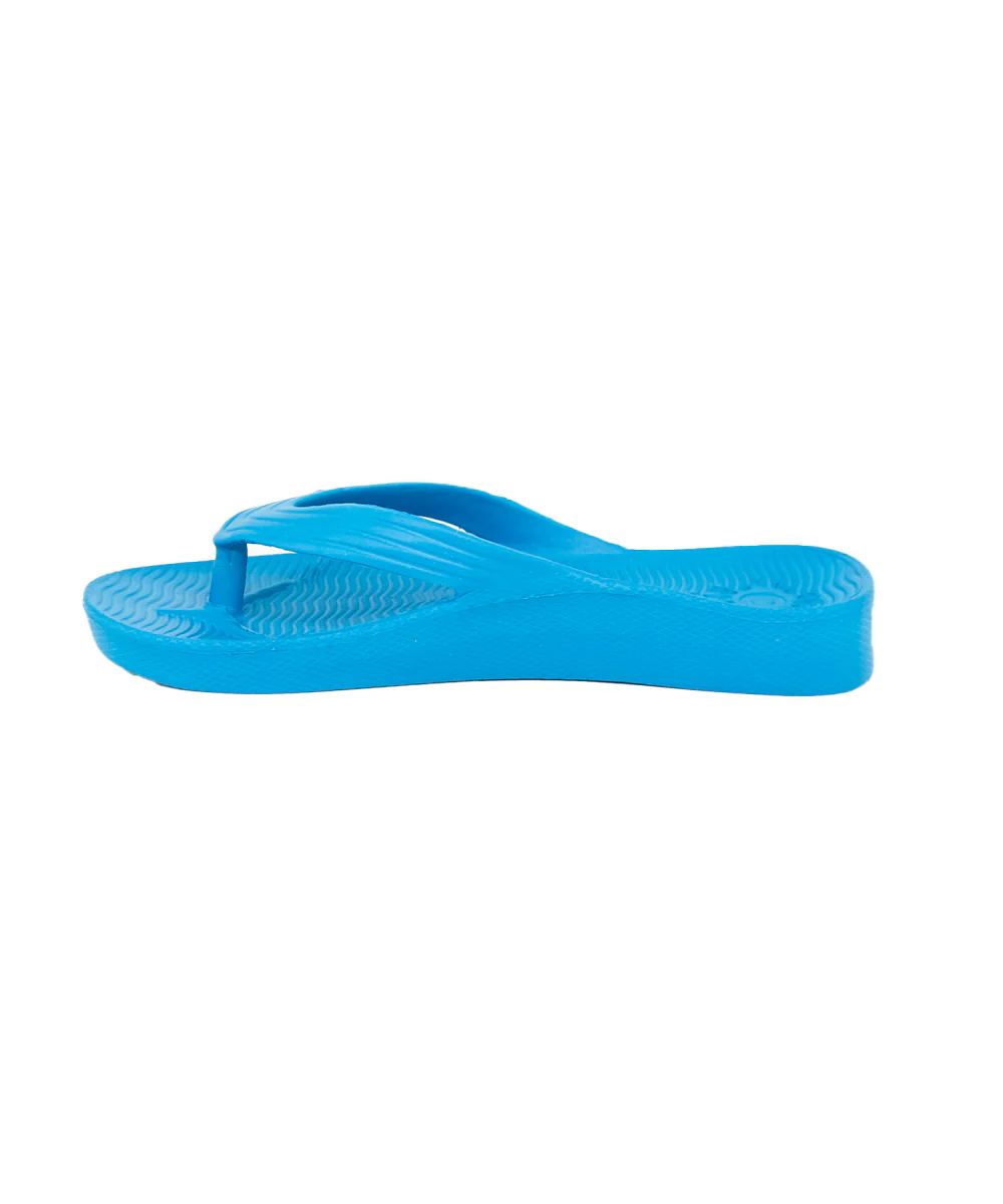 Kids Arch Support Thongs - Light Blue - Image 5